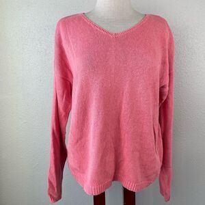 Christoper & Banks Pink Sweater Size L